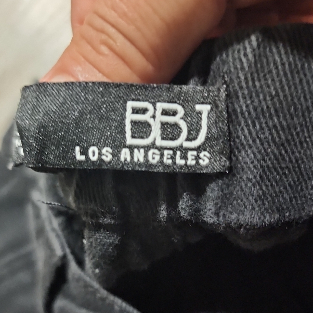 Classic Black Demin  Jogger Pants - Picture 3 of 6